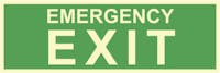 EMERGENCY EXIT - ETTERLYSENDE PVC