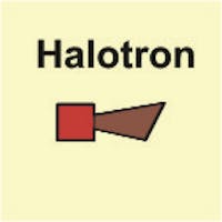 HALON HORN - ETTERLYSENDE PVC SKILT
