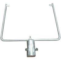 RETT TOPPHOLDER TIL SKILT Ø60/500x445mm