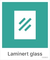 LAMINERT GLASS - 125x150mm