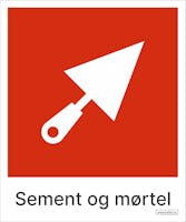 SEMENT OG MØRTEL - 125x150mm