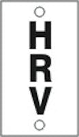 SKALAMERKER " HRV " 45X26 MM SKILT