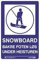 SNOWBOARD FOR SKÅL - ALUMINIUMKOMPOSITT SKILT