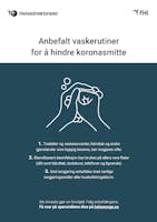 HELSEDIREKTORATET VASKERUTINER - bokmål - FHI - A4
