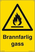 BRANNFARLIG GASS - GUL PVC
