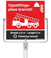 OPPSTILLINGSPL. BRANNBIL TOSIDIG SKILT - BEST