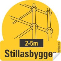 STILLASBYGGER 50x50mm/50 stk - HJELM KLISTREMERKE