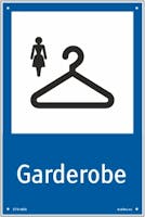 GARDEROBE DAME - HVIT PVC